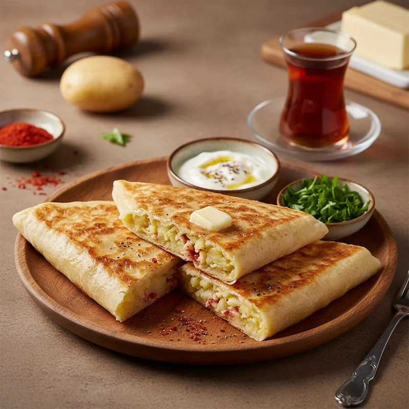 Patatesli Kolay Gözleme tarifi - 6 kişilik 69 TL maliyet