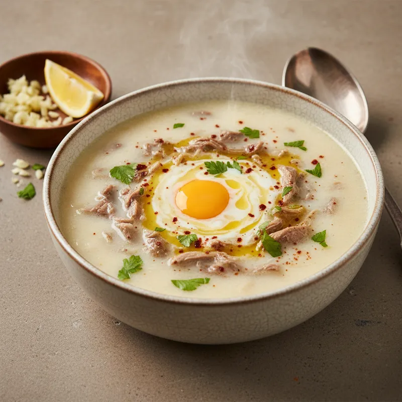 Yalancı Kelle Paça Çorbası tarifi görseli - 4 kişilik 117 TL