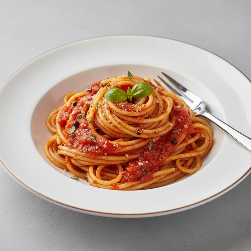 Domates Soslu Spagetti tarifi görseli - 4 kişilik, 61 TL maliyet