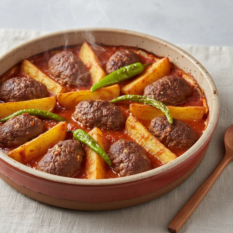 Salçalı Köfte tarifi - 2 kişilik 432 TL maliyet