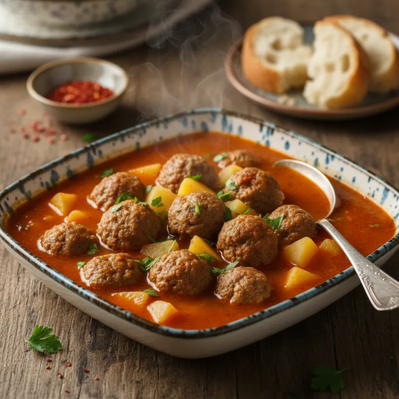 Sulu Köfte tarifi görseli - 4 kişilik 301 TL