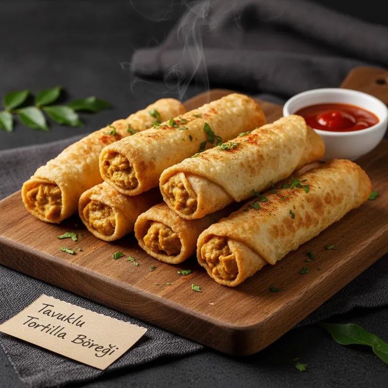 Tavuklu Tortilla Böreği tarifi - 6 kişilik 479 TL maliyet