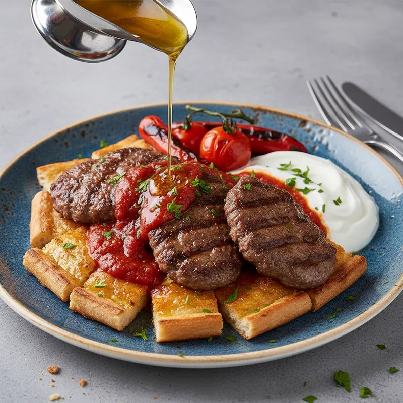 Pideli Köfte tarifi - 4 kişilik 638 TL maliyet