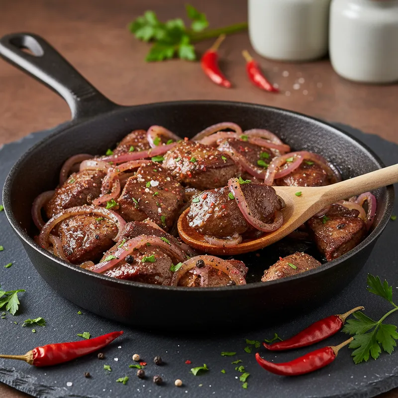 Ciğer Sote tarifi görseli - 2 kişilik 413 TL