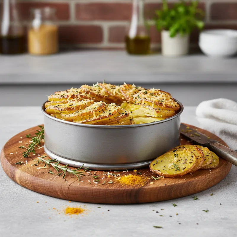 Fırında Baharatlı Dilim Patates tarifi görseli - 4 kişilik, 118 TL maliyet