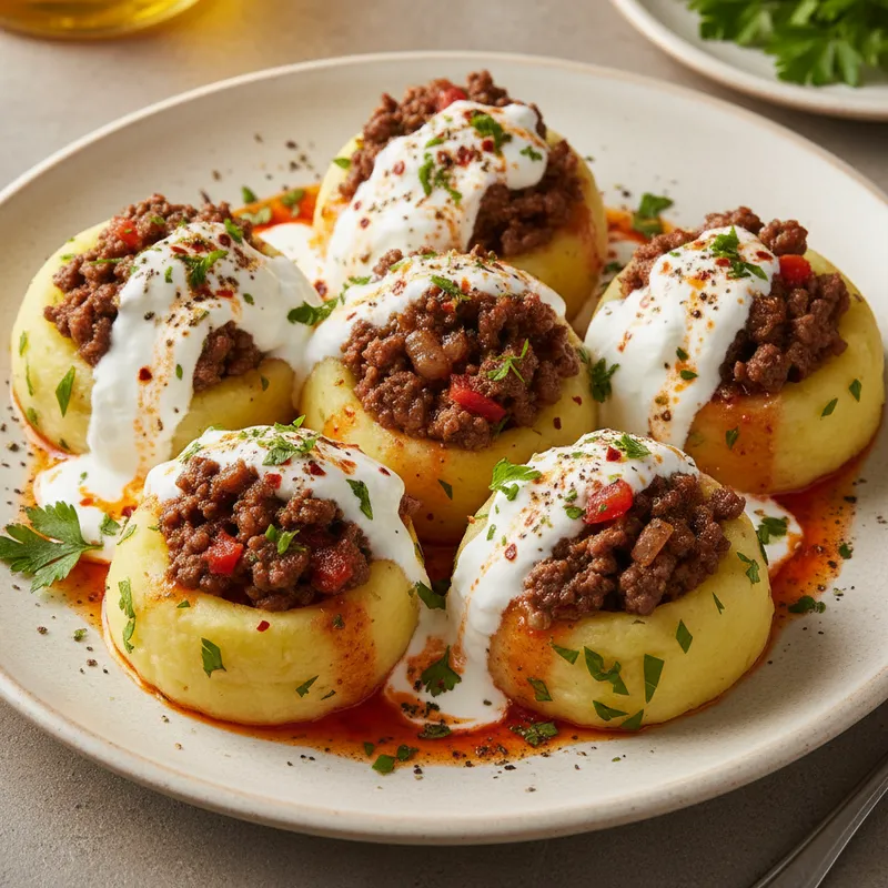 Patates Mantısı tarifi - 5 kişilik 314 TL maliyet