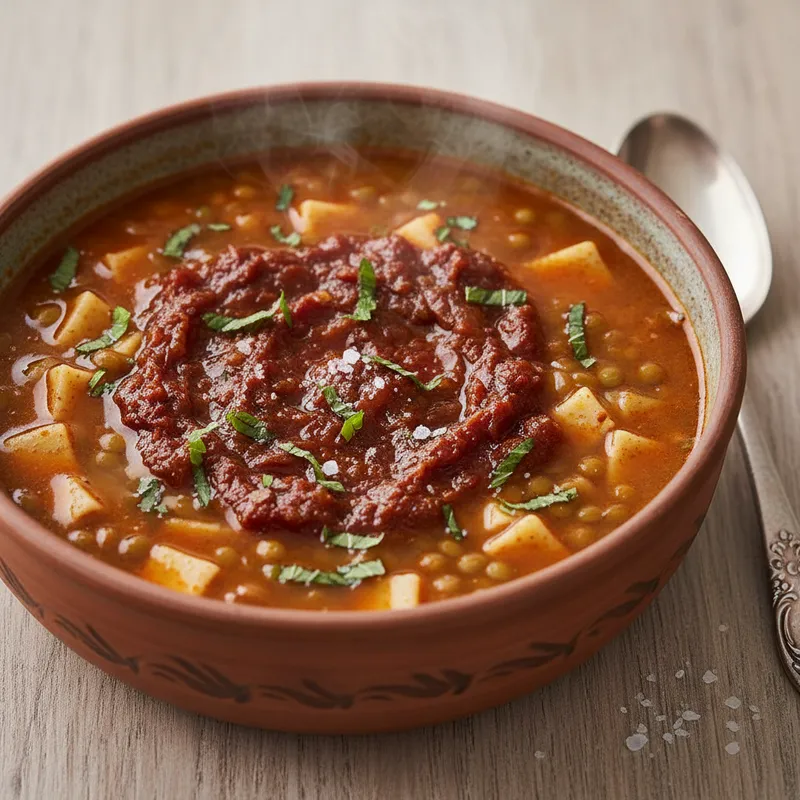 Yeşil Mercimekli Hamur Çorbası - kişi başı 13 TL