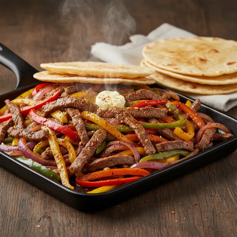 Et Fajita tarifi - 4 kişilik 1378 TL maliyet