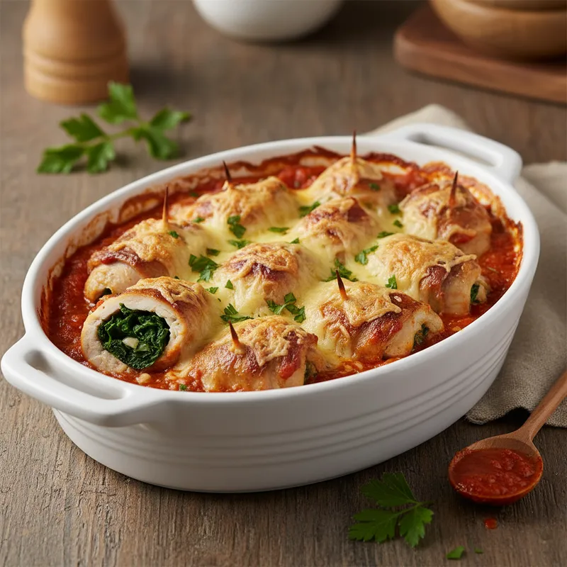 Ispanaklı Tavuk Sarma tarifi görseli - 2 kişilik, 473 TL maliyet