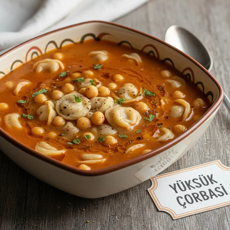 Yüksük Çorbası tarifi görseli - 2 kişilik 49 TL