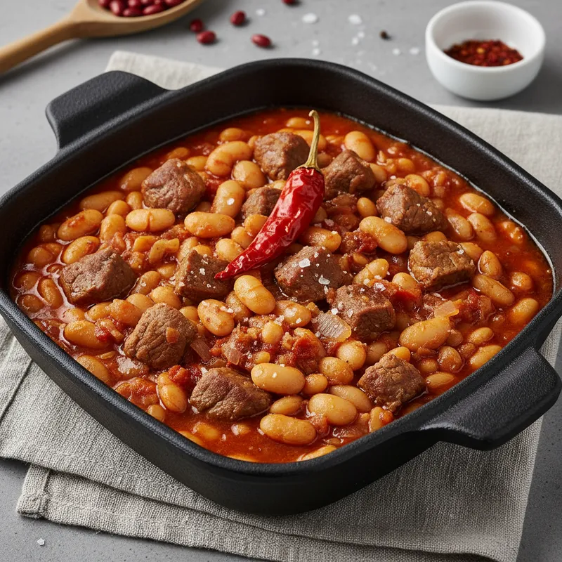 Etli Kuru Fasulye tarifi görseli - 4 kişilik, 367 TL maliyet